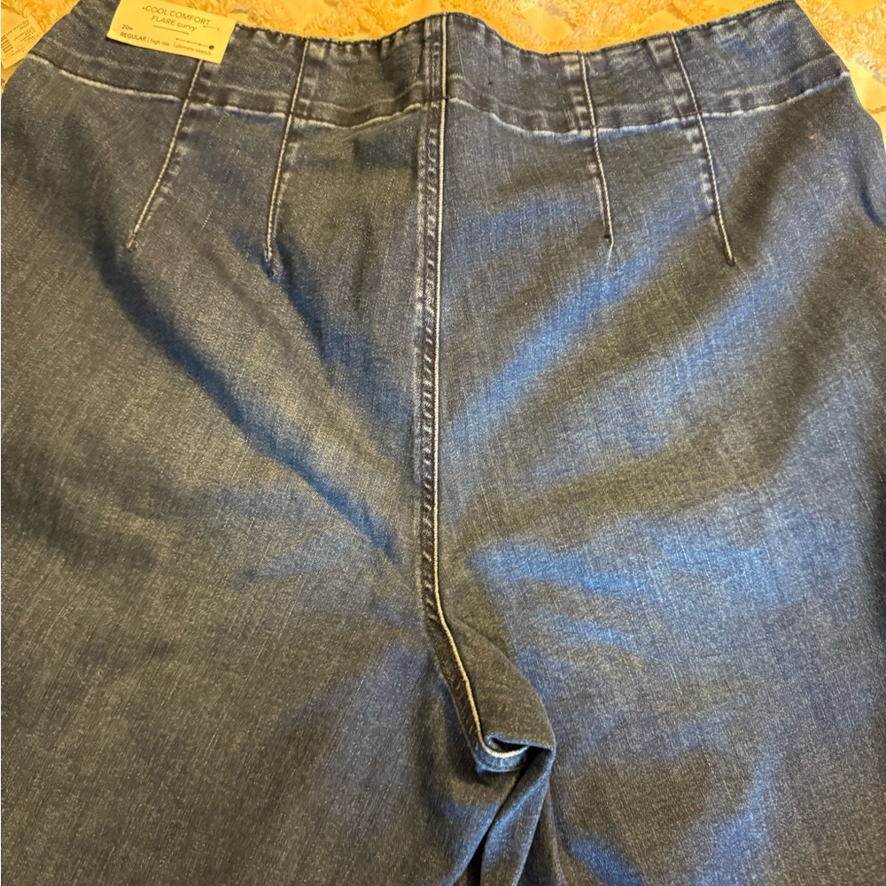 Maurices Dark Blue Flare Jeans - Picture 4 of 5